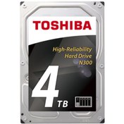Resim Toshiba 3.5 N300 4TB 7200RPM 256MB SATA3 NAS HDD HDWG440UZSVA 