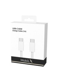 Resim Samsung Galaxy S25 Uyumlu 60w Type-c To Type-c Örgülü Şarj Ve Data Kablosu 1m 
