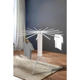 Resim Hype Store Houseplus Hely Açılıp Kapanabilir 360° Dönebilen Kurutmalık Askısı Krem – KRT57058 