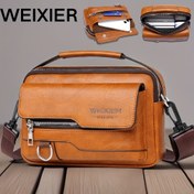 Resim Erkekler & Kadınlar için Vintage Crossbody Çanta - Ayarlanabilir Askı, Çoklu Bölmeler, Büyük Kapasite, Retro Çekicilik Tasarımı, Günlük İşe Gidiş Geliş, Hafta Sonu Gezileri ve Hediye İçin Mükemmel 