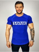 Resim Black İstanbul Erkek Black - Savage- Sporcu T-shirtü 