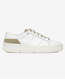 Resim Greyder Kadın Beyaz Yeşil Hakiki Deri Sneaker Ayakkabı 3Y2CA50753 