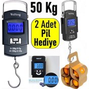 Resim Elektronik Dijital El Kantarı 50 Kg Terazi Tartı 10 Gr Hassas 