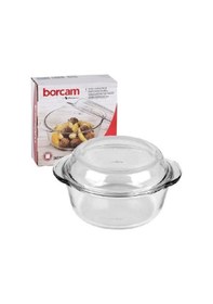 Resim Paşabahçe 59023 Yuvarlak Kapaklı Borcam Tencere 1450 CC 