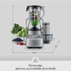 Resim Sage SJB815 3x Bluıcer Pro 1350 W Katı Meyve Sıkacağı (Teşhir) 