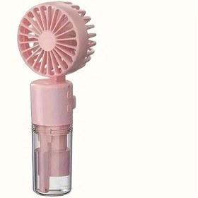 Resim Yaz İçin Mini Şarj Edilebilir El Tipi Vantilatör Cloud D Pembe, 