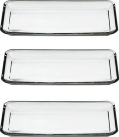 Resim Paşabahçe 3'lü Glamour Servis Tabağı 68017 Pb68017-1 Şeffaf 