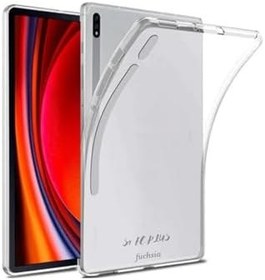 Resim Galaxy Tab S9 FE Plus 12,4 inç Uyumlu Silikon Yumuşak Darbeye Dayanıklı Şeffaf Antişok Kılıf 