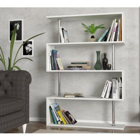 Resim Dekorister Sunrise Kitaplık Beyaz 