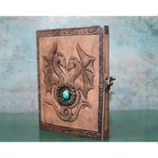 Resim Taşlı Deri Defter Model 8 