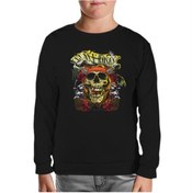 Resim Guns N'Roses Siyah Çocuk Sweatshirt (403569925) 