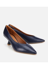 Resim Hotiç Kadın Deri Lacivert İnce Topuklu Stiletto 01ayh312590a680 01ayh312590a680 Lacivert 