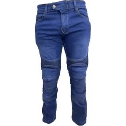 Resim Prosev P-050 Motosiklet Kevlar Mavi Kot Pantolon 