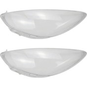 Resim Sanctuary 2x Araba Sol Far Kabuk Lambası Gölgesi Şeffaf Kapak Far Cam Far Lens Kapağı Mazda 2 2007-2012 (Yurt Dışından) 