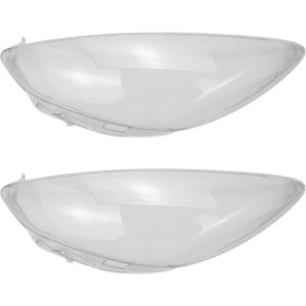 Resim Sanctuary 2x Araba Sol Far Kabuk Lambası Gölgesi Şeffaf Kapak Far Cam Far Lens Kapağı Mazda 2 2007-2012 (Yurt Dışından) 