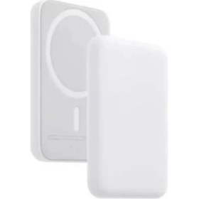 Resim Magsafe 5000 Mah Powerbank Kablosuz Magnetik Hızlı Şarj Cihazı 