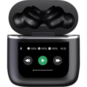 Resim Bix X3 Soundcraft ANC/ENC Destekli Dokunmatik Dijital Ekranlı Bluetooth 5.4 TWS Kulak içi Kulaklık Siyah 