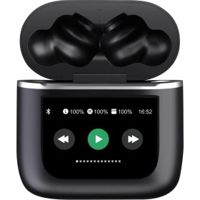 Resim Bix X3 Soundcraft ANC/ENC Destekli Dokunmatik Dijital Ekranlı Bluetooth 5.4 TWS Kulak içi Kulaklık Siyah 