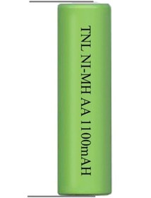 Resim Tnl 1100 mAh 1.2 V Başsız Puntalı AA Ni-MH Şarj Edilebilir Kalem Pil 