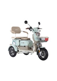 Resim Arora Rüzgar New 3 Tekerli Kızaklı Elektrikli Motosiklet Yeşil 