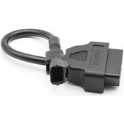 Resim Synodicmonth İla 16 Pin Motosiklet Obd Adaptörleri Obd2 Teşhis Kablosu Uzatma Konnektörleri Kymco Motosiklet Aksesuarları İçin 