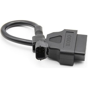 Resim Synodicmonth İla 16 Pin Motosiklet Obd Adaptörleri Obd2 Teşhis Kablosu Uzatma Konnektörleri Kymco Motosiklet Aksesuarları İçin 