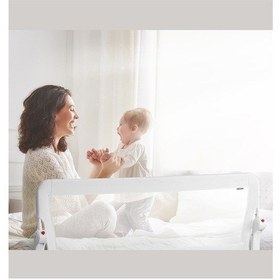 Resim 150 65 Cm Beyaz Renk Yatak Bariyeri, Yatak Korkuluğu 