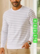 Resim Forall Textile Büyük Beden Pamuklu Uzun Kollu T-shirt 242619159 Beyaz 