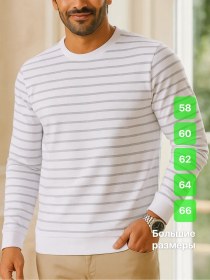 Resim Forall Textile Büyük Beden Pamuklu Uzun Kollu T-shirt 242619159 Beyaz 