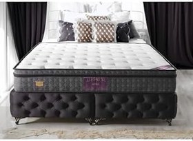 Resim LUPER Roma Couple Wick 150x200 Full Ortopedik Yaylı Yatak BEYAZ 150 x 200 