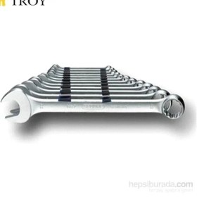 Resim Troy 21512 Kombine Anahtar Takımı - 12 Parça (6-22Mm) 