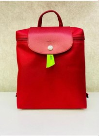 Resim Kadın Kırmızı Kahve Kapaklı Su Geçirmez Sırt Çantası-çanta Kirmizi 