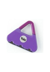 Resim Yale Novelty-1 Pembe Mor Şifreli Asma Kilit 
