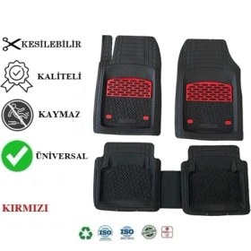 Resim Wehhler Hyundai I10 2022 4d Havuzlu Universal Paspas Kırmızı 