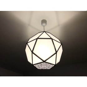 Resim Opencart Polihedra Abajur Sadece Plastik Aparattır 