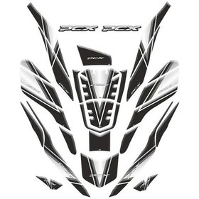 Resim Honda Pcx 2021 - 2024 Uyumlu Tank Pad Set 004 Gogopremium Std 