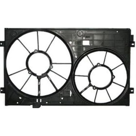 Resim Volkswagen Touran- 03/07 Radyatör Ve Klima Fan Davlumbazı Boş Gövde Çiftli Tw-y 
