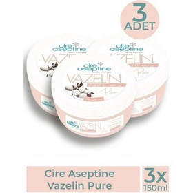 Resim Cire Aseptine Vazelin Pure 150 Ml 3 Adet 