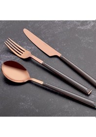 Resim Neva Sweet Premium Grizay Çatal Kaşık Bıçak Seti N2755 Gri 