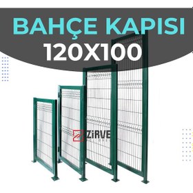 Resim 50 X 50 1,5mm Kutu Profilden Yapılmış Bahçe Kapısı Zirve Tel Ö... 