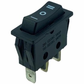 Resim Genel Markalar IC-117 TEKLİ DAR IŞIKSIZ ANAHTAR (ON)-OFF-(ON) 3P YAYLI 