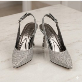 Resim Kindep Park Moda Burnu Kapalı Kadın Abiye Ayakkabı Platin 