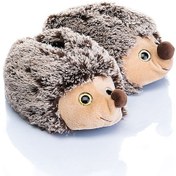 Resim Twigy Kirpi Çocuk Hayvanlı Panduf Gri 28/35 CC0651 