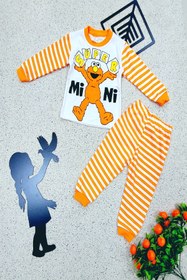 Resim Çizgi Film Karakterli Unısex Bebek Pijama Takımı KA5212155 