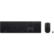 Resim Lenovo 4X31K03966 Professional Rechargeable Kablosuz Q Klavye Mouse Set 
