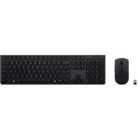 Resim Lenovo 4X31K03966 Professional Rechargeable Kablosuz Q Klavye Mouse Set 