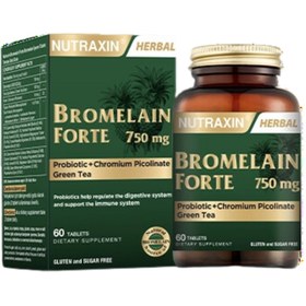 Resim NUTRAXIN Bromelain Forte 60 Tablet 