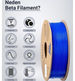 Resim Beta Pla+ Filament Deep Blue 