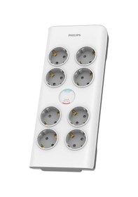 Resim Phılıps Spn7080wa/62, 8 Soket, Akım Korumalı Priz, 900 Joules, 2mt Örgülü Kablo, Beyaz 