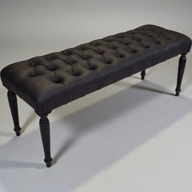 Resim Retro Kapitone Ahşap Bank - 90x40 